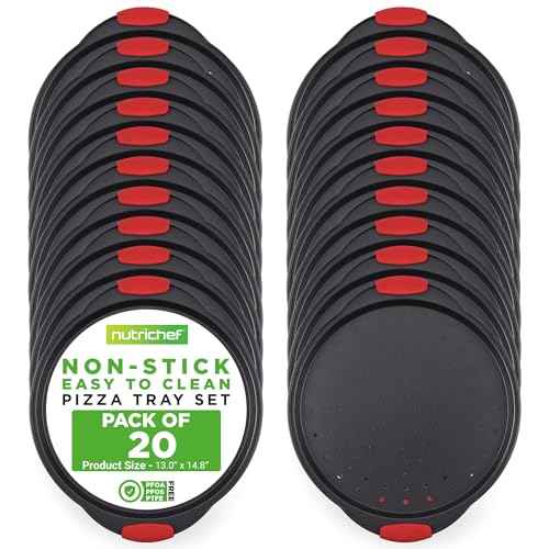 13 Inch Nonstick Pizza Tray Set of 20 Pcs
