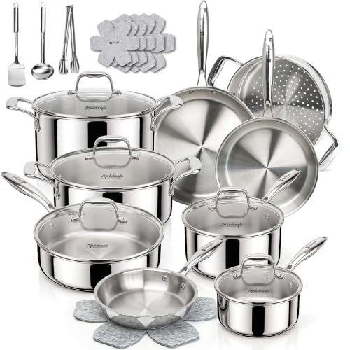 5 Ply Stainless Steel Cookware Set