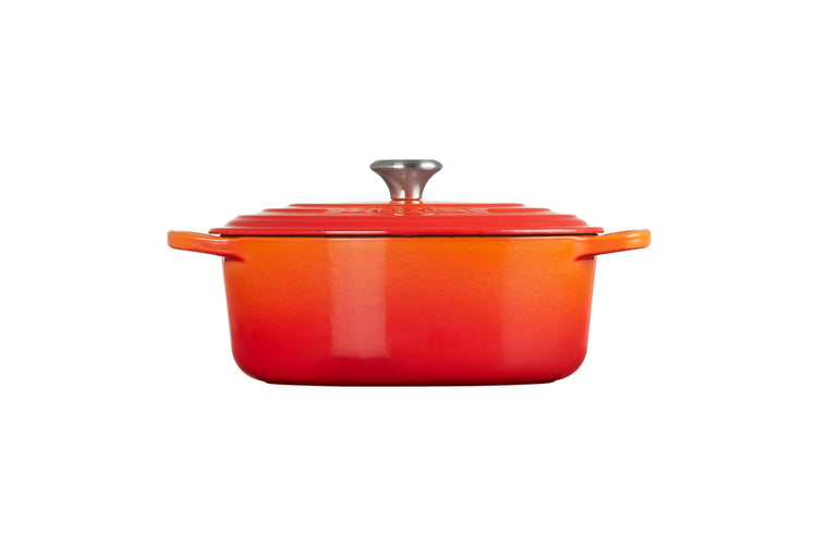 Enameled Cast Iron Oval Dutch Oven