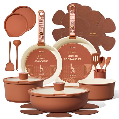 21pcs Ceramic Cookware Set