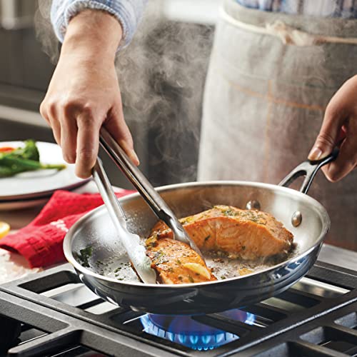 5 Ply Clad Polished Stainless Steel Frying Pan