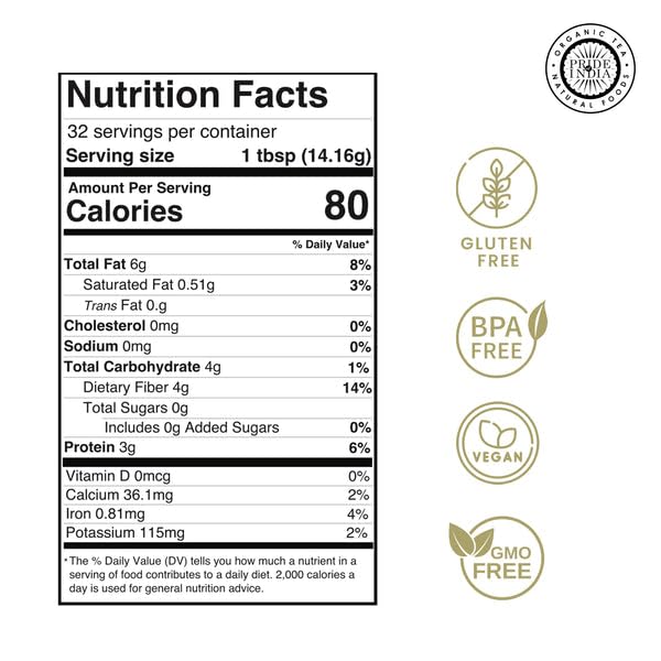 PACK of 6 Flax Meal Flour 1 lbs (96 Ounce)