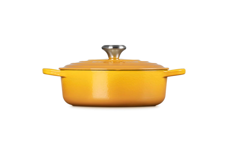 Enameled Cast Iron Round Wide Dutch Oven