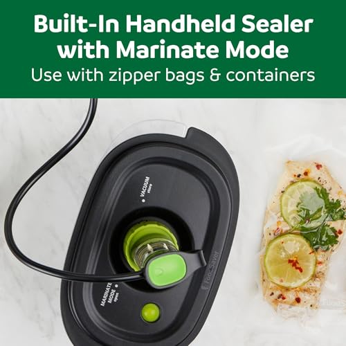 V4400 2-in-1 Vacuum Sealer Machine with Automatic Vacuum Sealer Bag Detection and Starter Kit