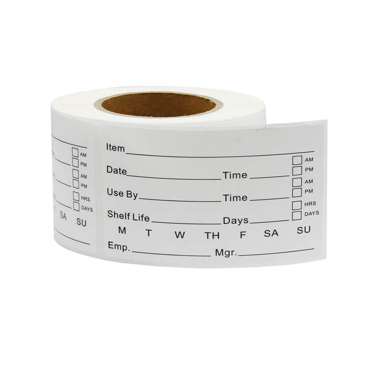 2 x 3'' Self Adhesive Removable Freezer Food Labels (300 Count)
