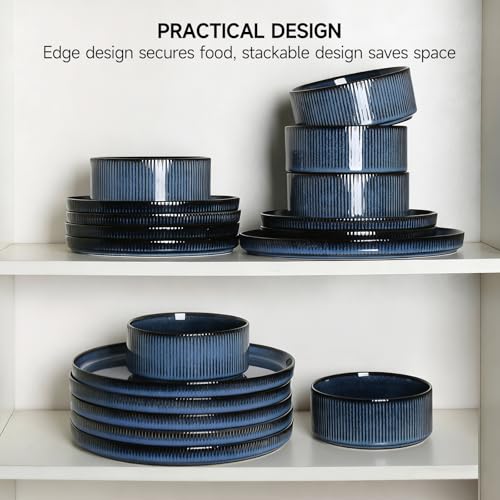 Stoneware Dinnerware Sets for 4 (12 Count)
