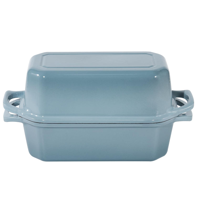 Bread Pan Cast Iron Loaf Pan with Lid Bread Loaf Pan 8.5x4.5 Inch Loaf Pan Enameled Cast Iron Sourdough Loaf Pan