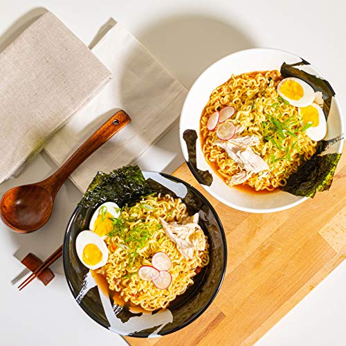 Large Ramen Bowl Set (Samurai Black / 9 inch)