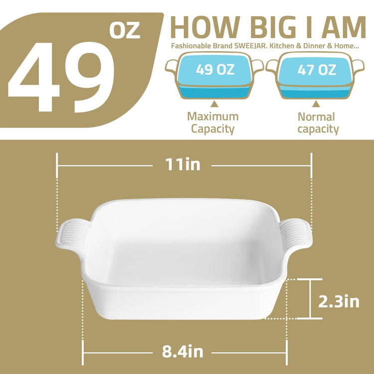Sweejar Ceramic Baking Dish