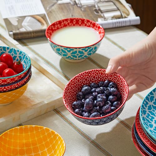 10 oz Small Bowls Set of 6 (Multicolor / 10 OZ)