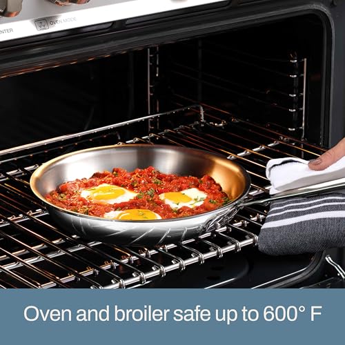 D3 Stainless Steel 10" Fry Pan