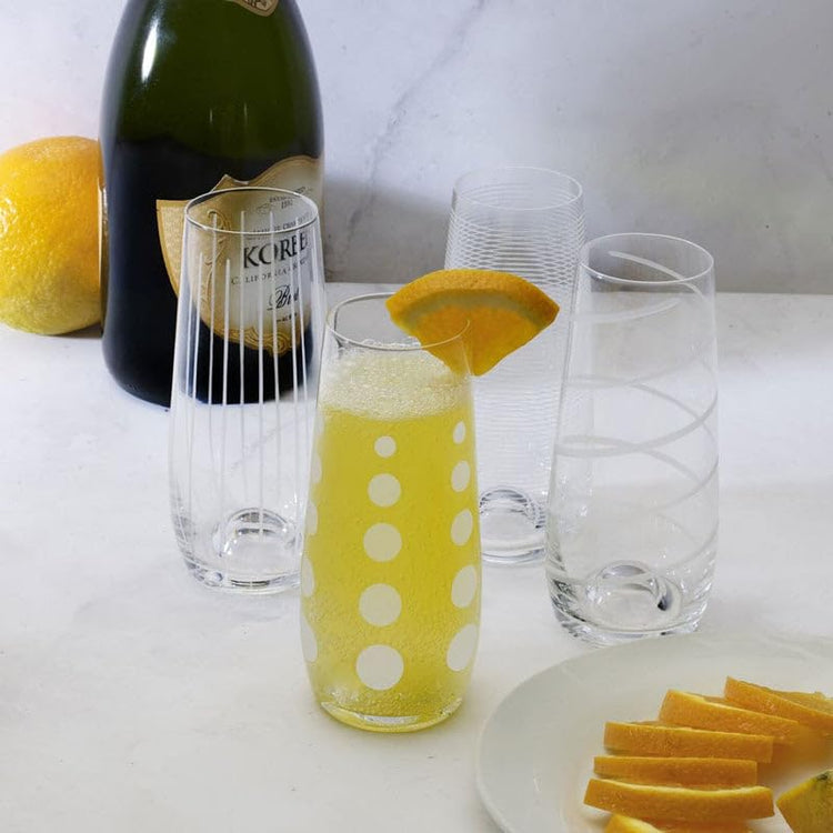 Cheers Stemless Flutes