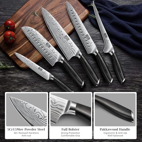 16 Piece Knife Set with Block (16 Count)
