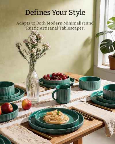 Stoneware Dinnerware Sets for 8 (24 Count)