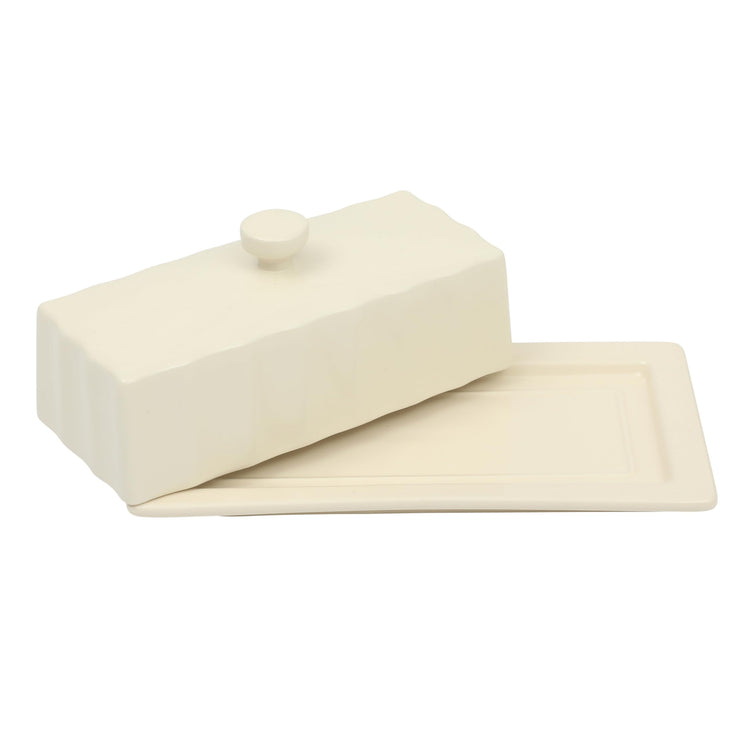 Broadbrook Stoneware Butter Dish with Lid