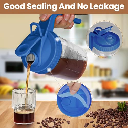Cold Brew Coffee Maker (Blue / 32 Ounces)