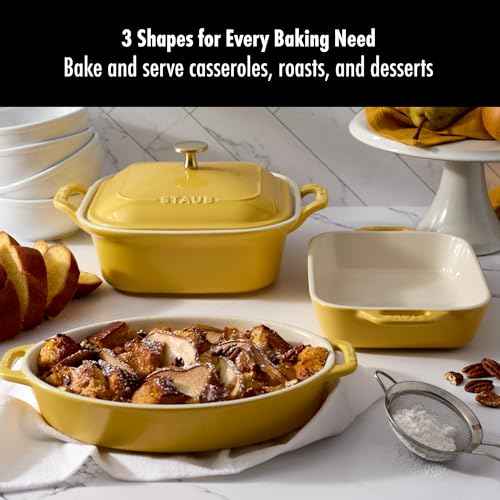 Ceramic 4 pc Baking Pans Set