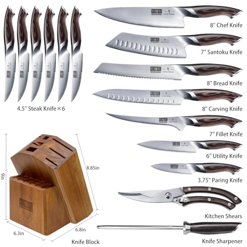 16PCS Knife Set (16 Count)