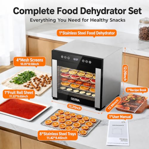 Food Dehydrator with 8 Trays