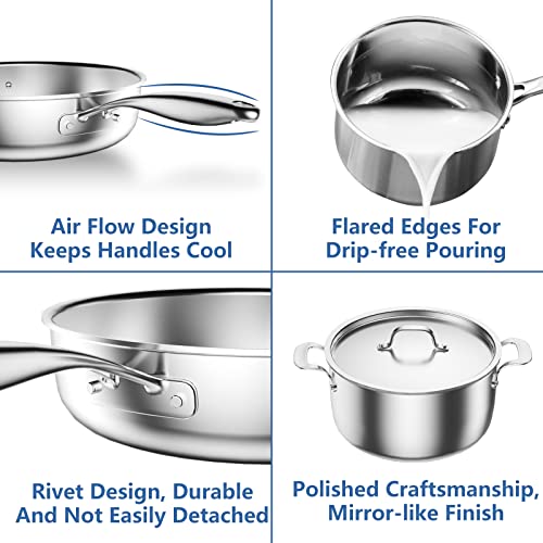 Premium Stainless Steel Cookware Set
