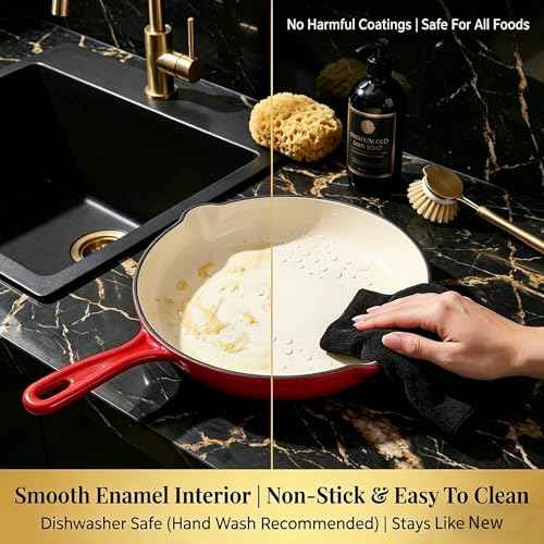 Enameled Cast Iron Cookware Set
