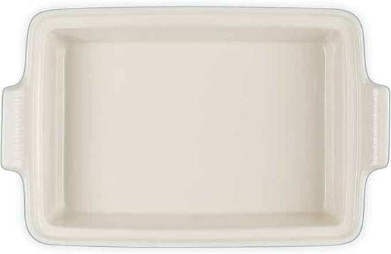 Le Creuset Stoneware Heritage Covered Rectangular Casserole, 4 qt. (12" x 9"), Sea Salt