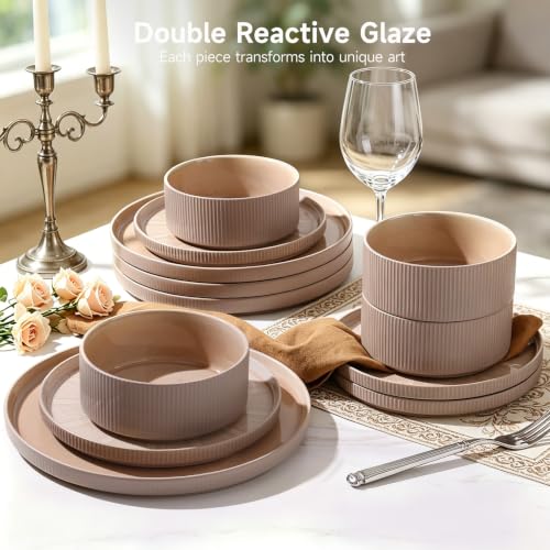 Stoneware Dinnerware Sets for 4 (12 Count)