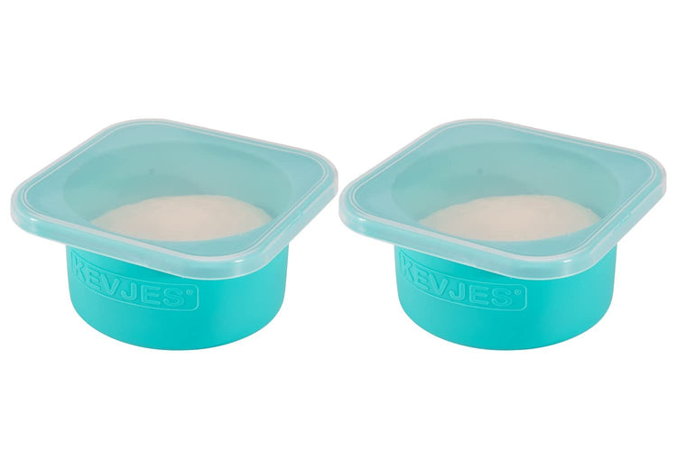 500ml Individual Dough Storage Vessels with Airtight Lid (2 Count)