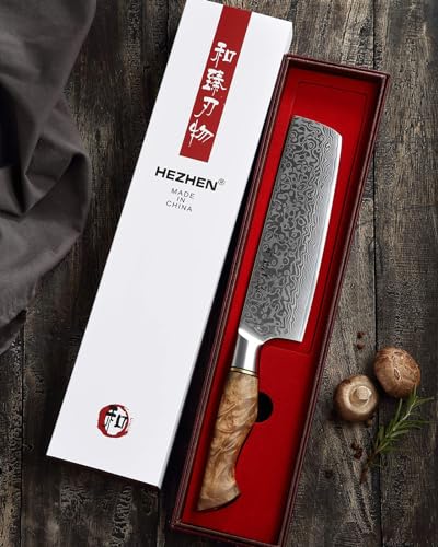 7 inch Nakiri Knife Japanese High Carbon Steel