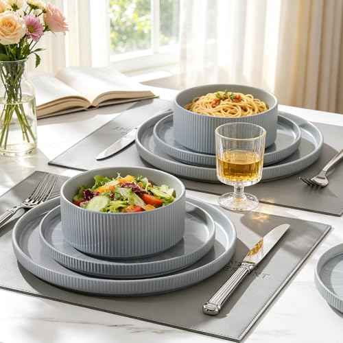 Stoneware Dinnerware Sets for 4 (12 Count)