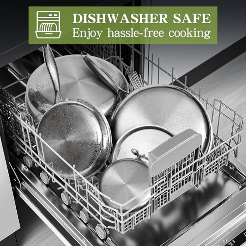 Triple Ply Stainless Steel Pots and Pans Set