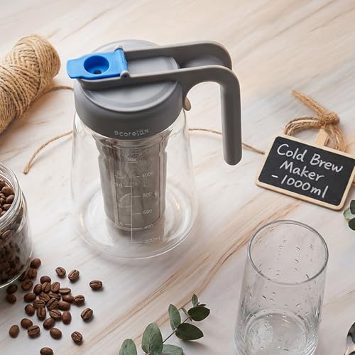 Cold Brew Coffee Maker (（Gray 32oz))