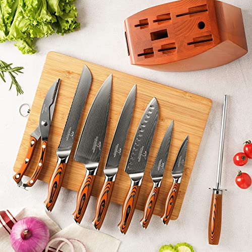 9PCS Damascus Kitchen Set (9 Count)