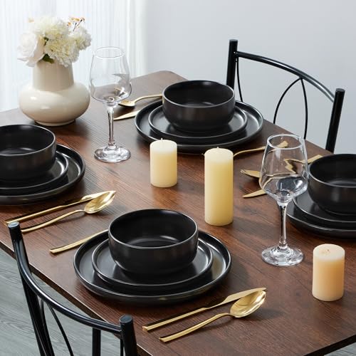 Stoneware Dinnerware Sets for 4