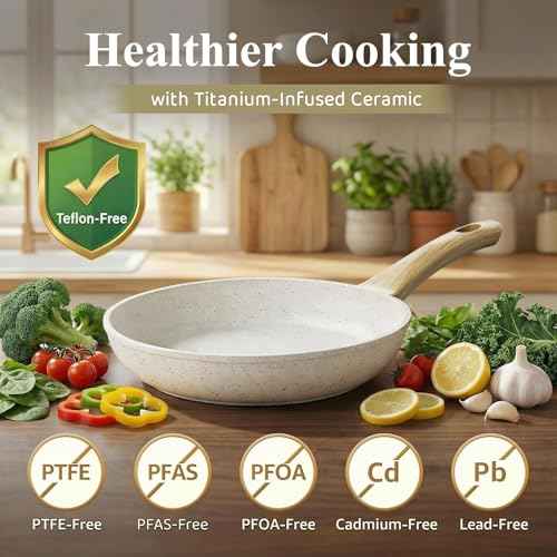 25Pcs Pots and Pans Set Non Stick