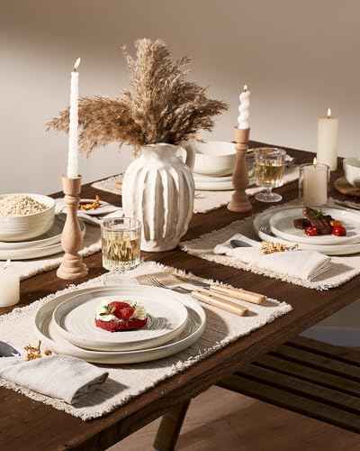 Stoneware Dinnerware Sets for 4 (12 Count)