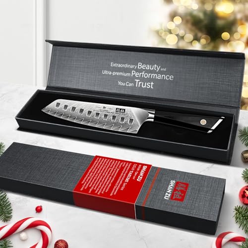 Damascus Chef Knife Santoku Knife 7 Inch