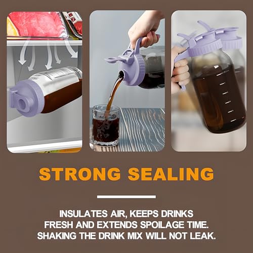 Cold Brew Coffee Maker (64 Ounces / Purple)