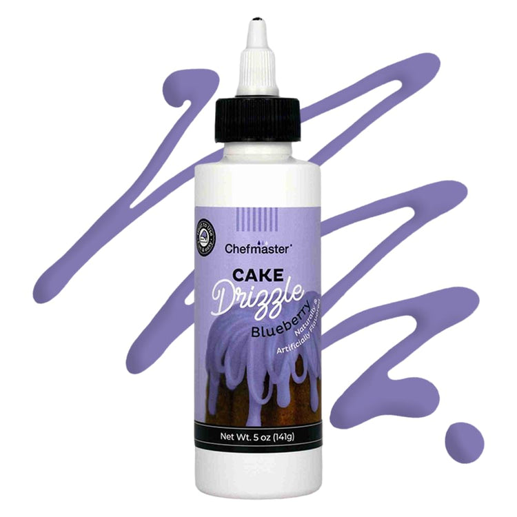 Blueberry Flavored Cake Drizzle by Chefmaster (5 Ounce)