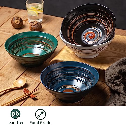 Ramen Bowl Set (Multicolor - Set of 4)