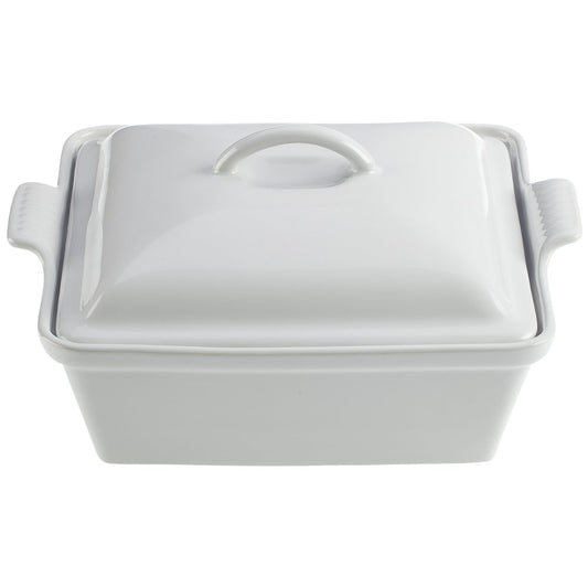 Stoneware Covered Square Casserole