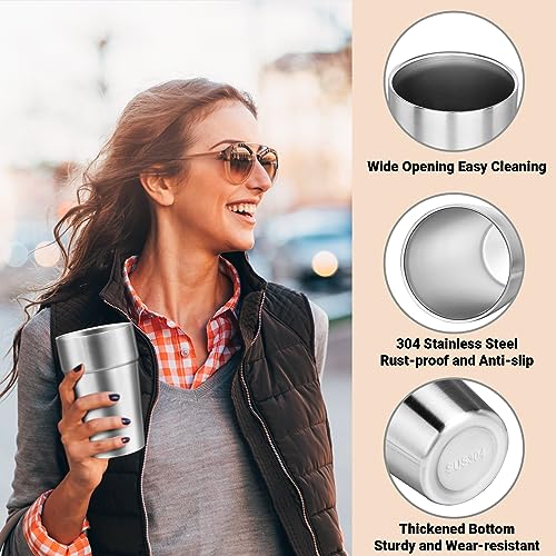 Double Wall Cup Stainless Steel (stepped / 16oz,8pcs)