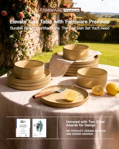 Stoneware Dinnerware Sets (24 Count)