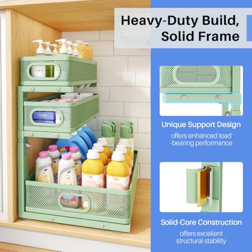 Under Sink Organizer (1-Pack / Green)