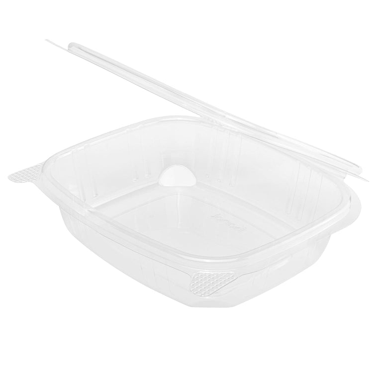 24oz 200 ct PET Clamshell Square Deli Containers (200 Count)