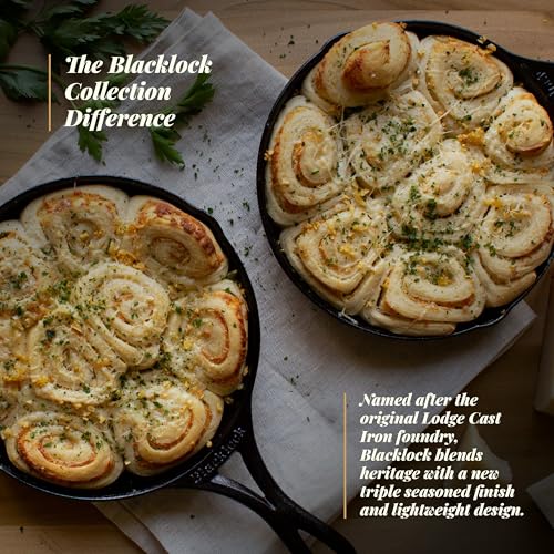 Blacklock 10.25 and 12 Inch Lightweight Cast Iron Skillet Set (10.25" & 12" (Pack of 2))