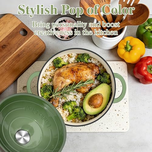 Enameled Cast Iron Dutch Oven