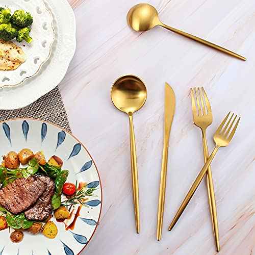 60 Piece Stainless Steel Flatware Set (12 Count)