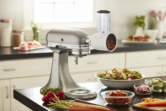 KitchenAid Stand Mixer Attachment,KSMVSA Fresh Prep Slicer/Shredder,(Pack of 2)