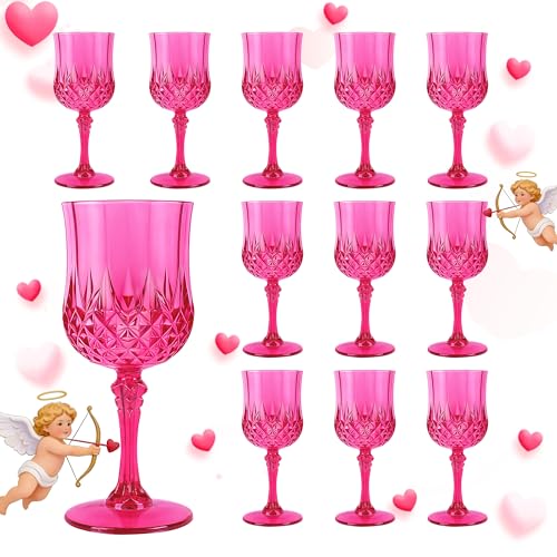 12Pack Plastic Wine Glasses (12 Count)